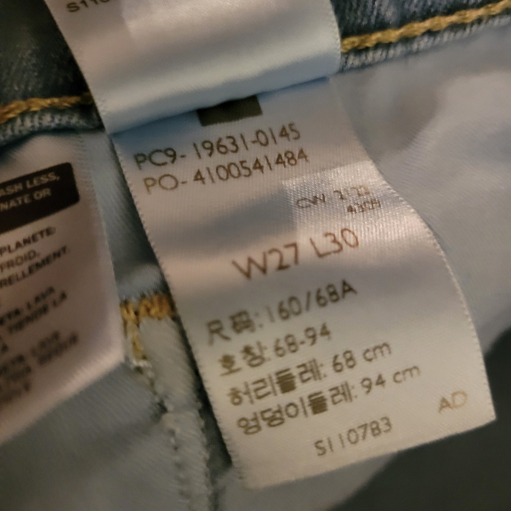 NEW NWT Levis 314 Shaping Straight-Size W27/L30 - Picture 8 of 10
